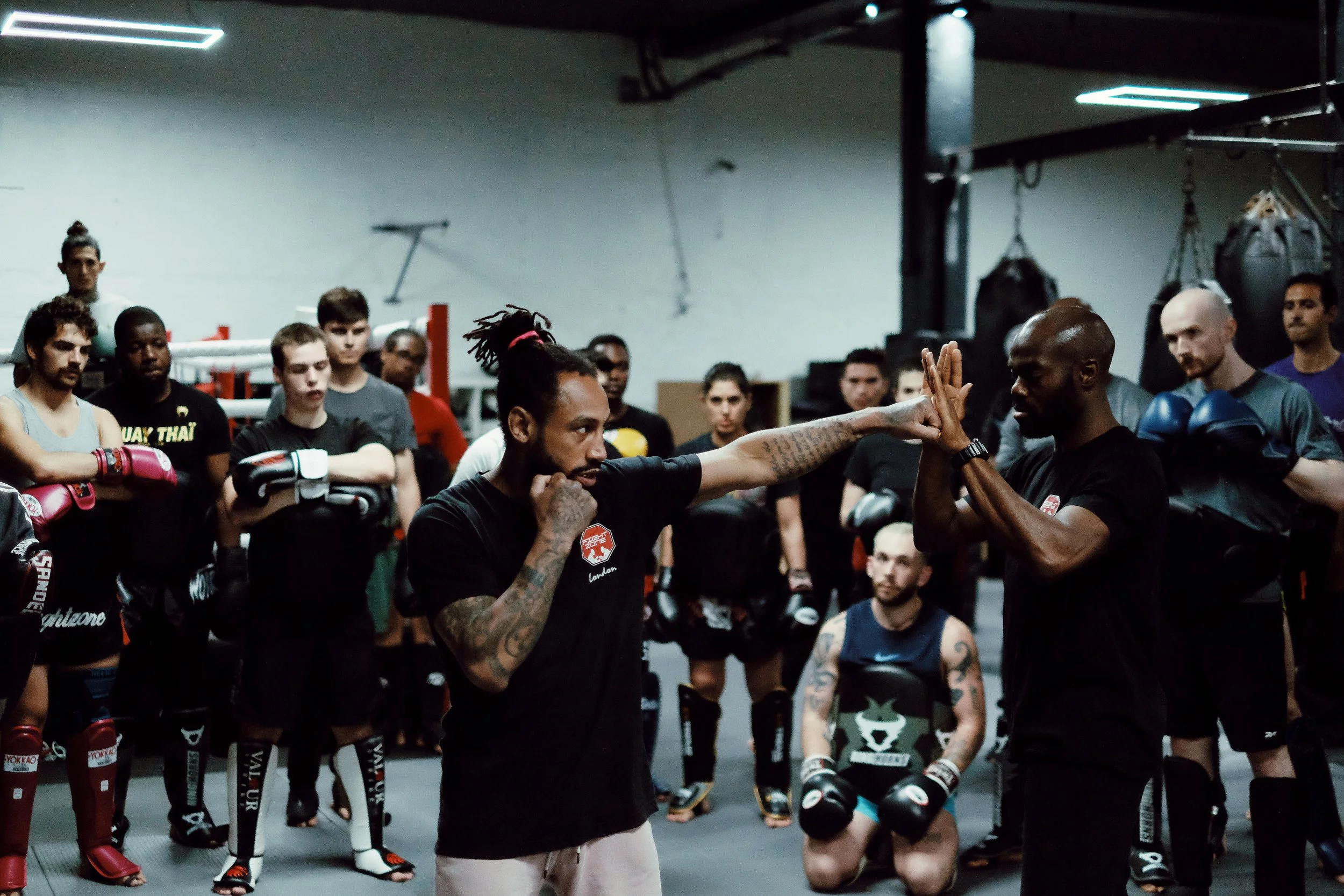 Muay Thai fighter training